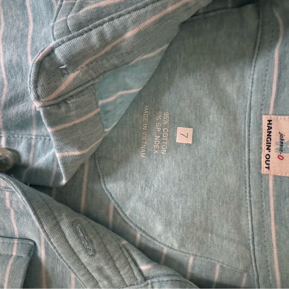 Johnnie O boys striped polo shirt size 7